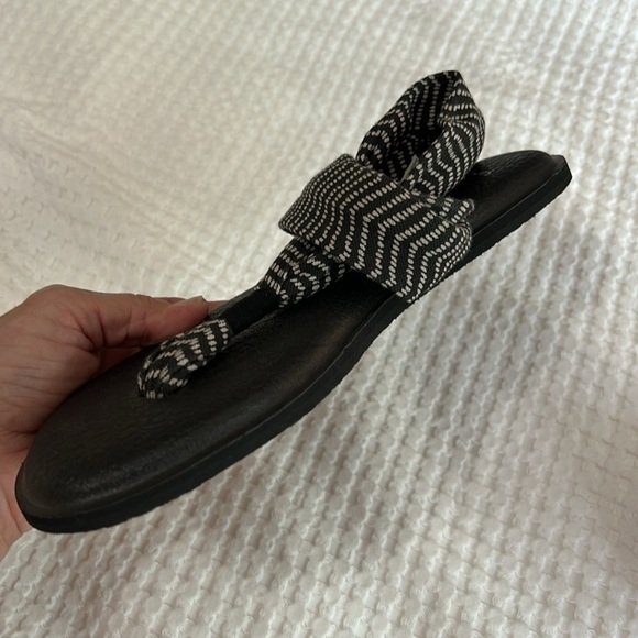 Sanuk Yoga Sling 2 Flip Flop Thong Sandals Size 8 - Picture 4 of 10